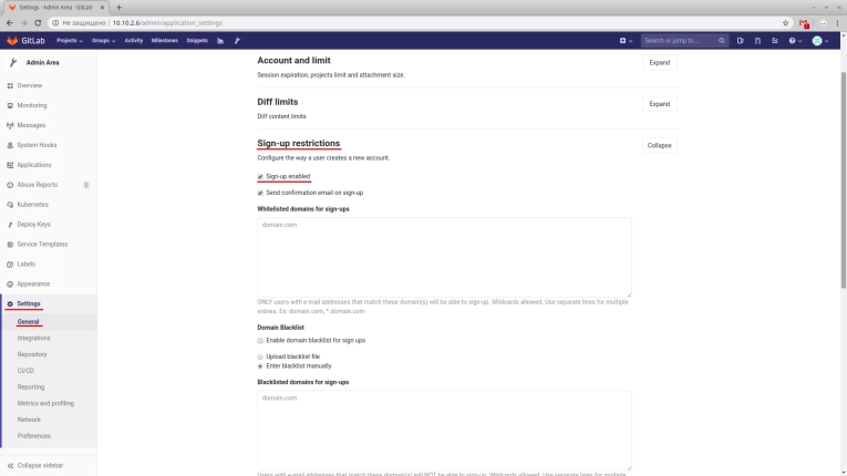 Важно! Чтобы пользователи могли получать письма при регистрации на сервере необходимо настроить агент передачи электронной почты.