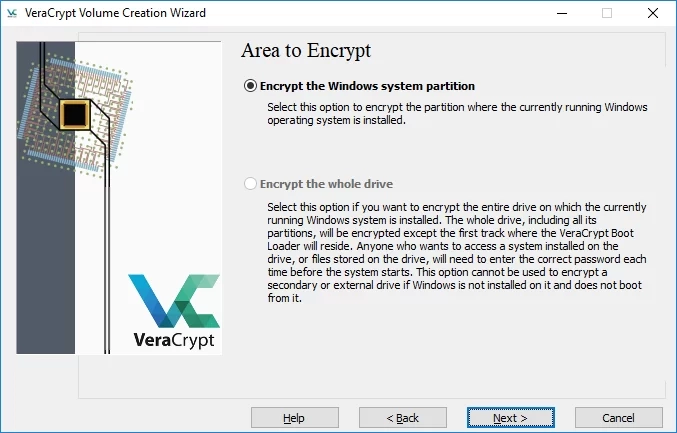 Скриншот №3. Скрыть системный раздел.