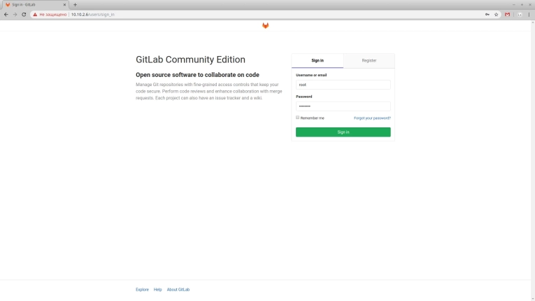 Настроим правила регистрации. Переходим в Admin Area.