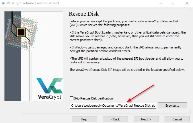 Скриншот №9. Диск для восстановления.