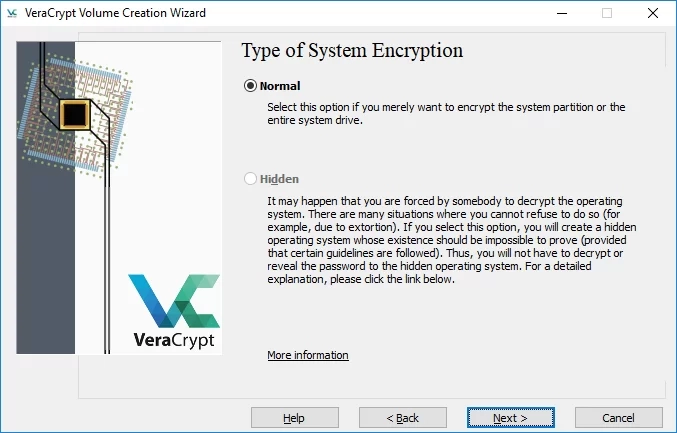 Скриншот №2. Выбираем режим Normal.