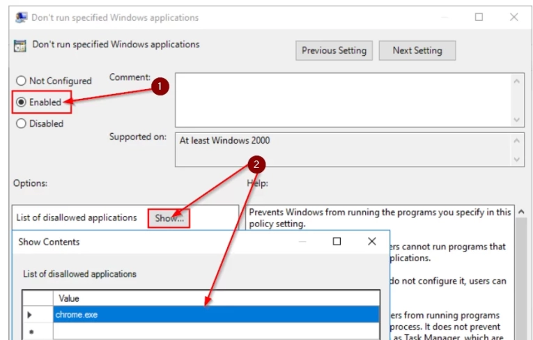 Скриншот №5. Выбор опций.
