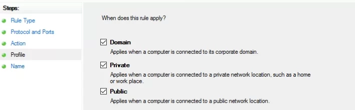 7. На последнем этапе вводится наименование и описание создаваемого правила и нажимается завершающая работу мастера кнопка Finish («Готово»).